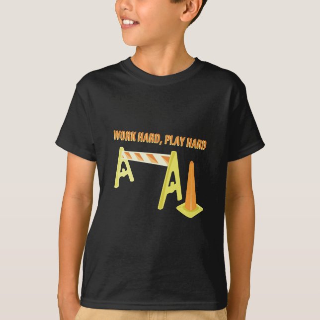 Camiseta Duro do trabalho (Frente)