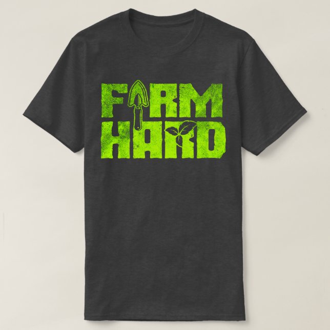 Camiseta duro fazenda (Frente do Design)