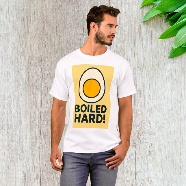Camiseta DURO FERIDO! Duro Engraçado Humor de Ovo Enrolado (Criador carregado)