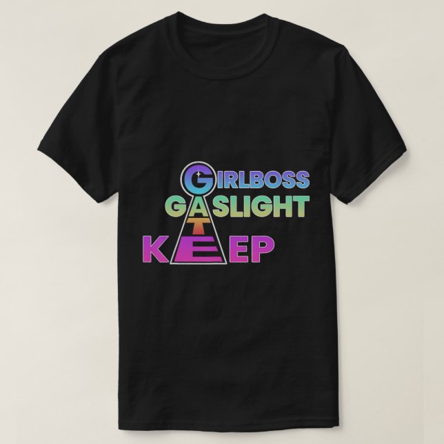 Camiseta Duro Girlchefe Gaslight GateKement Trending M (Frente do Design)