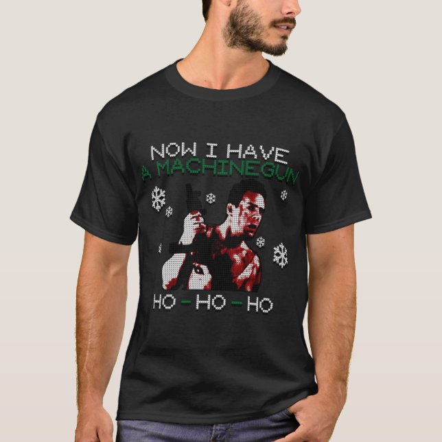 Camiseta Duro Mortal T-ShirtUm Duro Mortal Natal (Frente)