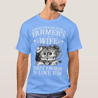 Camiseta Duro O Suficiente Para Ser Uma Mulher De Agriculto