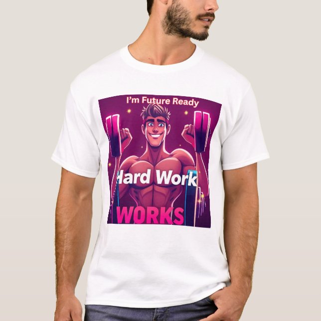 Camiseta Duro Work WORKS versão masculina (Frente)