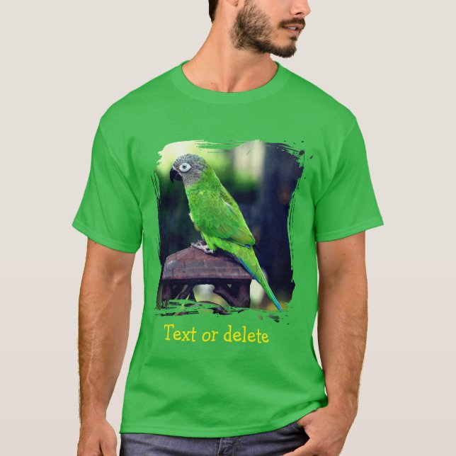 Camiseta Dusky Headed Conure Parrot Personalized (Frente)