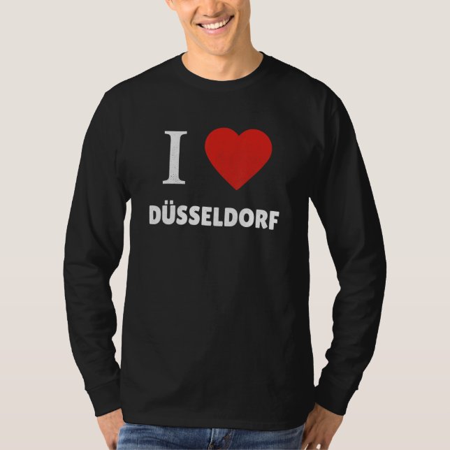 Camiseta Dusseldorf Dialect Rhine Westphalia Germany Souven (Frente)