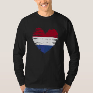 Camiseta Dutch Heart Flag Dutch Pride