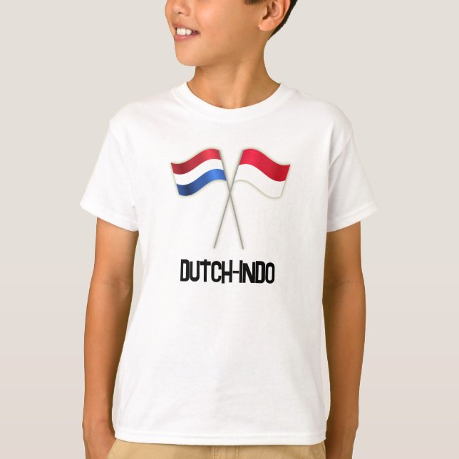 Camiseta Dutch-Indo with Two Flags (Frente)