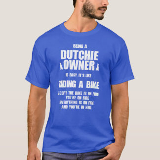 Camiseta Dutch Shepherd Owner Easy Like Riding A Bike frien