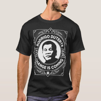Camiseta Duterte para o presidente
