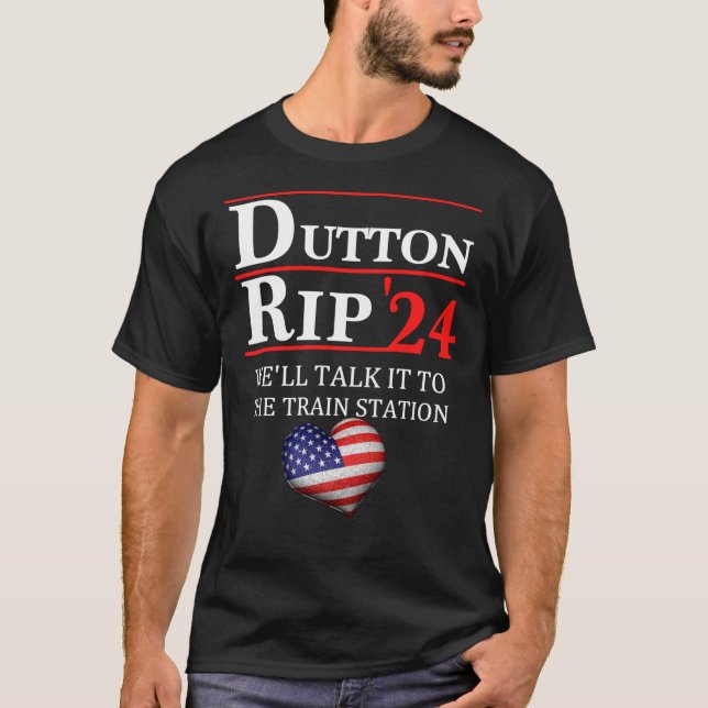 Camiseta Dutton Rip 24 Levando Todos Para A Estação De Comb (Frente)