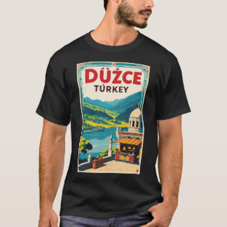 Camiseta Duzce Turkey Vintage Travel Tourism