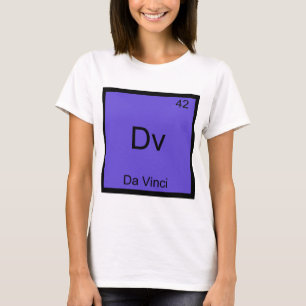 Camiseta Dv - Símbolo do Elemento Químico Divertid