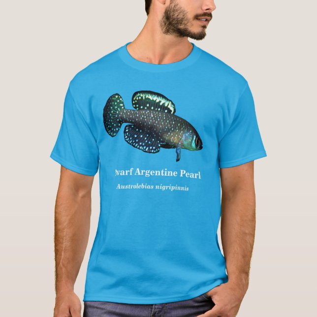 Camiseta Dwarf Argentine Pearl Fish (Frente)