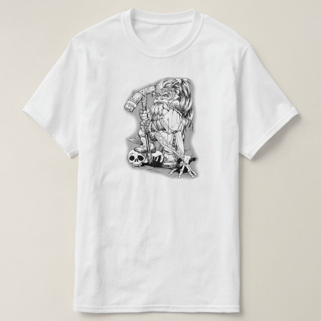 Camiseta Dwarf Lord Fantasy Art Gamer Graphic (Frente do Design)