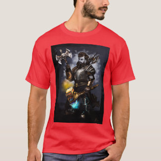 Camiseta Dwarf Paladin Stout e Mighty