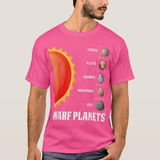 Camiseta Dwarf Planets Space Explorer Astronaut Astronomer