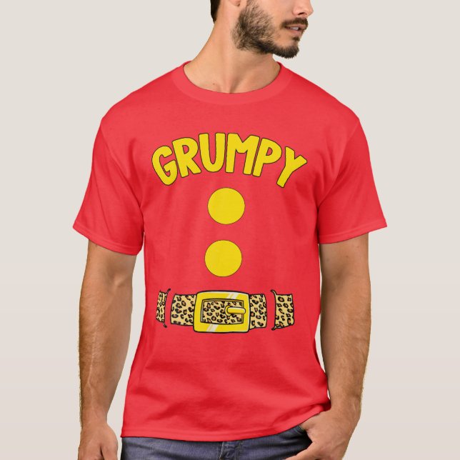 Camiseta Dwarf Rumpy Halloween O Figurino Dava Idea Grumpy  (Frente)