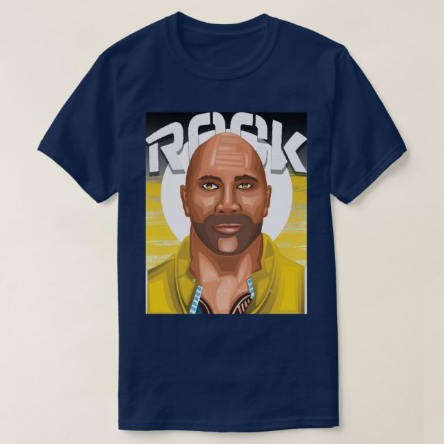 Camiseta Dwayne Johnson (Frente do Design)