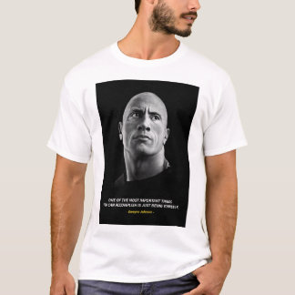 Camiseta Dwayne Johnson quotes T-Shirt