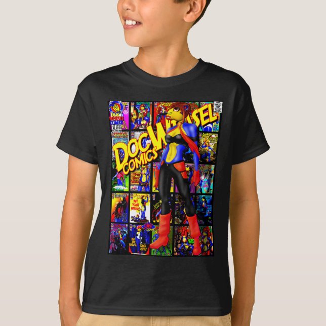Camiseta DWB comix weasel (Frente)