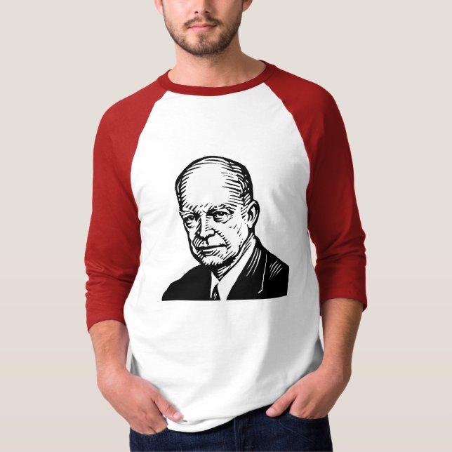 Camiseta Dwight D. Eisenhower "34" T (Frente)