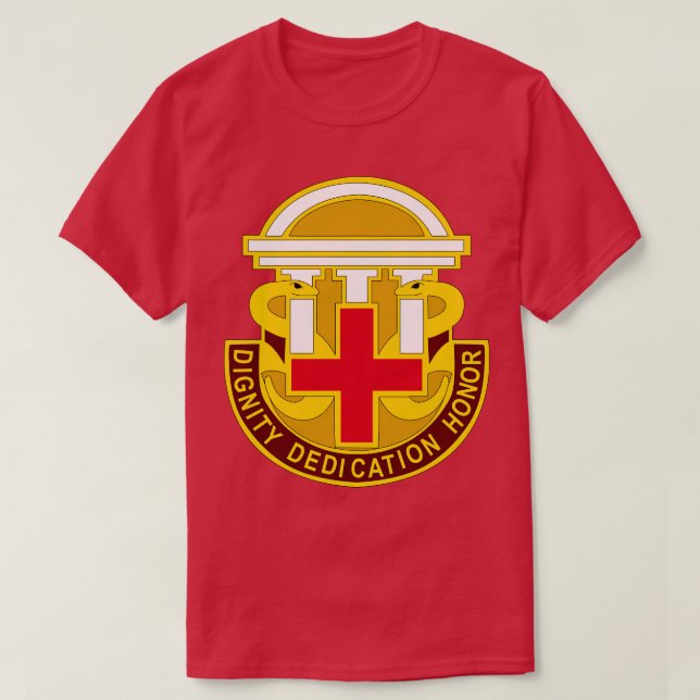 Camiseta Dwight D Eisenhower Medical Center com dois textos (Frente do Design)