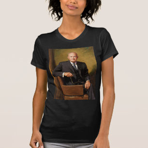 Camiseta Dwight Eisenhower Presidente da Casa Branca Retrat