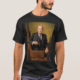 Camiseta Dwight Eisenhower Presidente da Casa Branca Retrat
