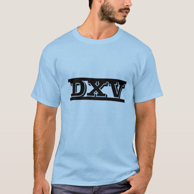 Camiseta DXV para homens (Frente)