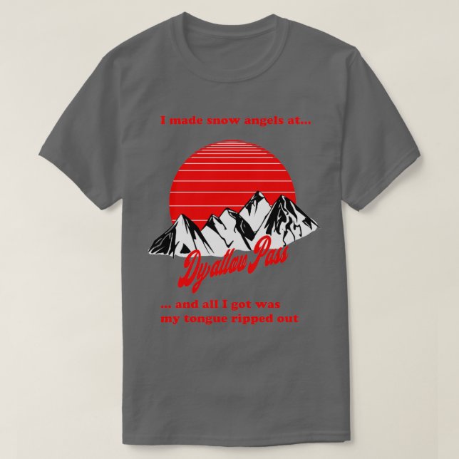 Camiseta Dyatlov Pass commemorative t (Frente do Design)