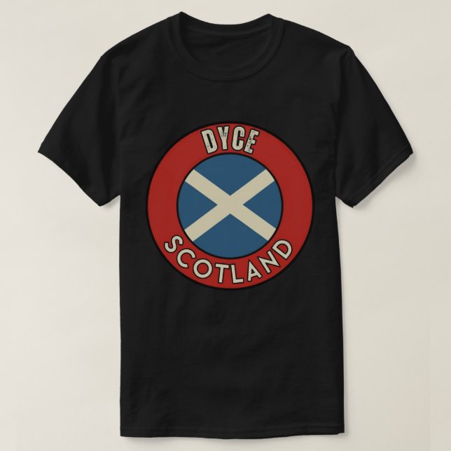Camiseta Dyce, Escócia (Frente do Design)