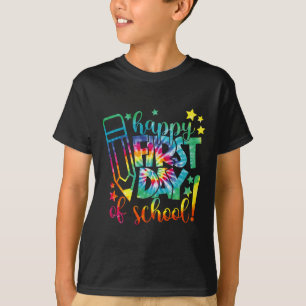Camiseta Dye Happy First Day School Back To School Teach