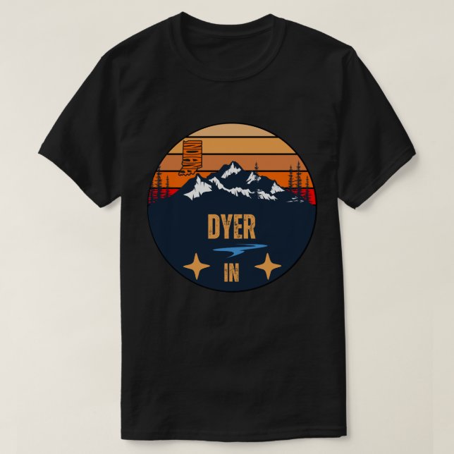 Camiseta Dyer, Indiana (Frente do Design)