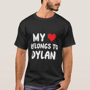 Camiseta Dylan - Meu Coração Pertence a Dylan - Amor