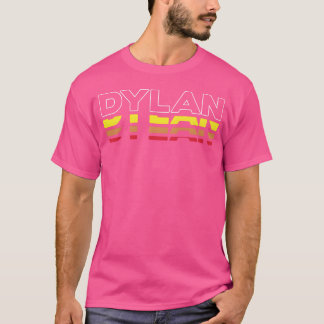 Camiseta Dylan Primeiro Nome Engraçado Vintage Pôr do Sol D