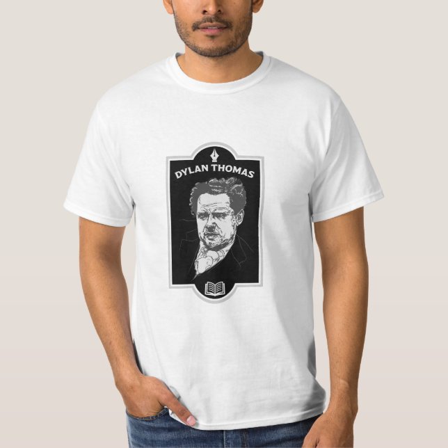 Camiseta Dylan Thomas Welsh Poet (Frente)
