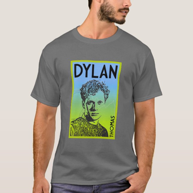 Camiseta Dylan Thomas Welsh Poet (Frente)
