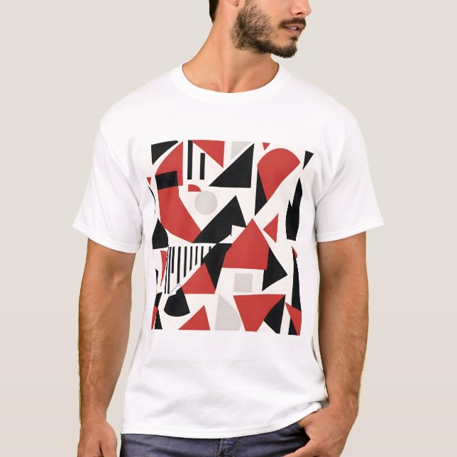 Camiseta Dynamic Geometric Abstraction (Frente)