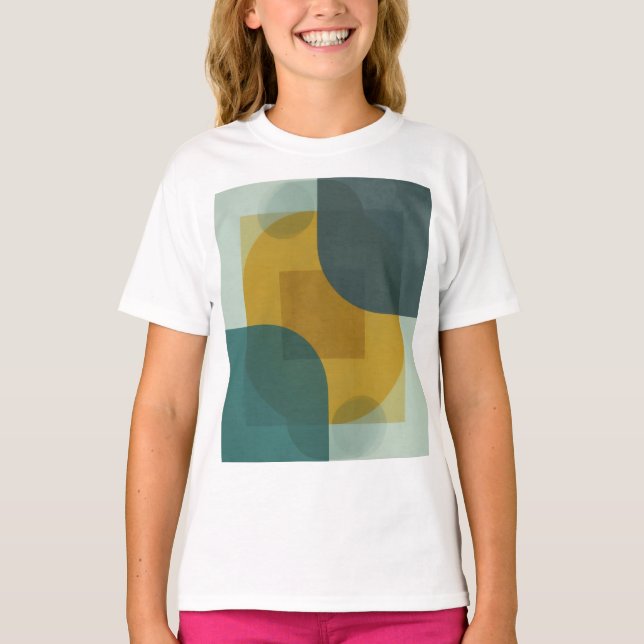 Camiseta Dynamic Geometric Overlap (Frente)
