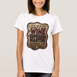 Camiseta Dynamic Gold CAFÉ VINHO ESPRESSO MARTINI REPITA