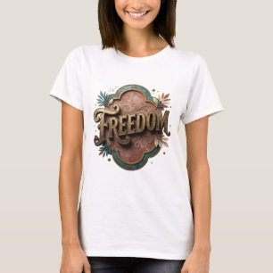 Camiseta Dynamic Gold FREEDOM Impressão