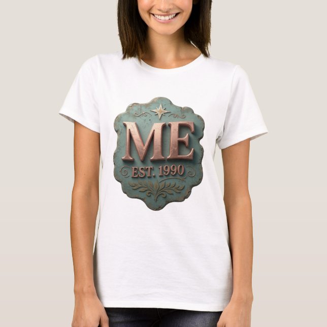 Camiseta Dynamic Gold ME EST 1990 Design Gráfico (Frente)