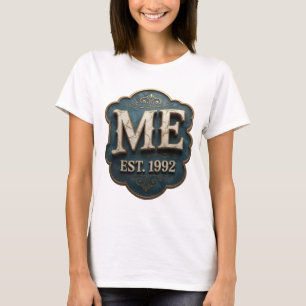 Camiseta Dynamic Gold ME ESTABELECIDO EM 1992 Design Modern