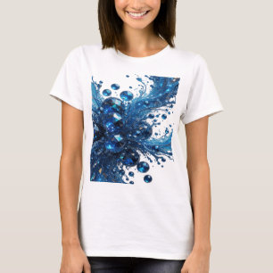 Camiseta Dynamic Silver BLUE DIAMONDS Impressão