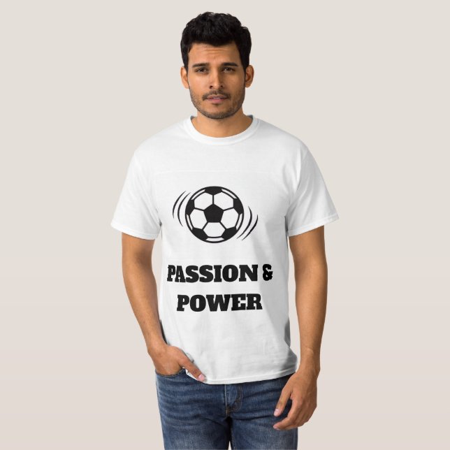 Camiseta Dynamic Soccer Passion T-Shirt - Minimalist ball (Frente Completa)