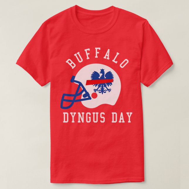 Camiseta Dyngus Day Buffalo NY Orgulho Polonês da Águia 716 (Frente do Design)