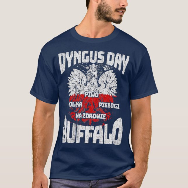 Camiseta Dyngus Day Buffalo Polonês E Orgulhoso (Frente)