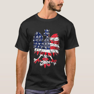 Camiseta Dyngus Day Polonês Águia Americana Flag Usa Polôni