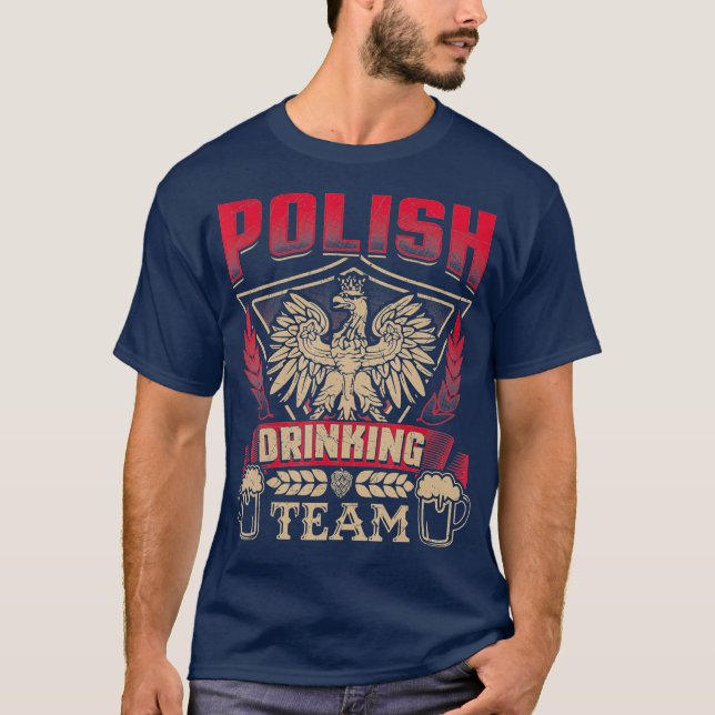 Camiseta Dyngus Day Polska Beer Polônia Pride Falcon Eagle (Frente)