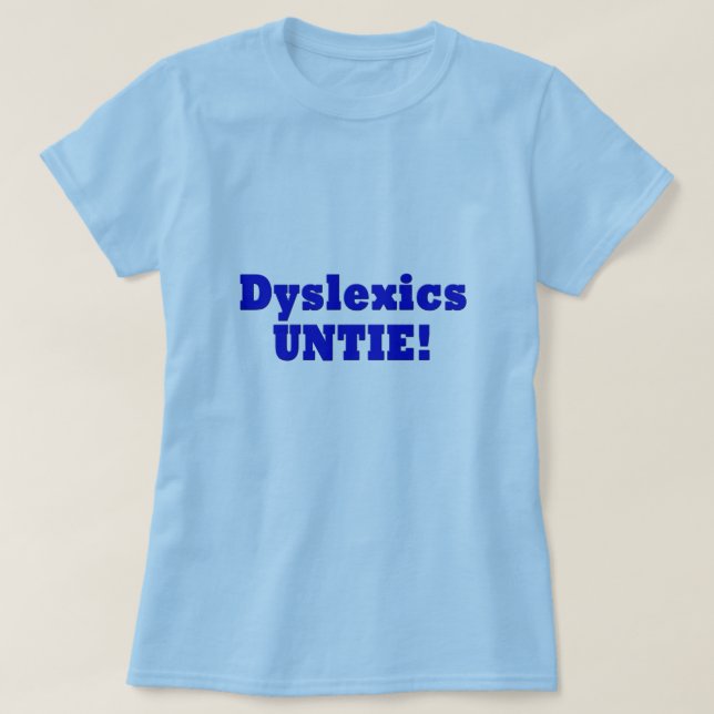 Camiseta Dyslexics (Frente do Design)